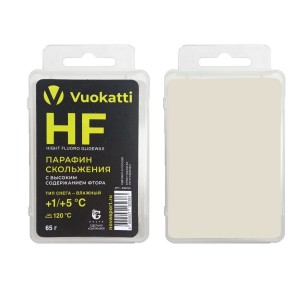 Парафин VUOKATTI HF +1°С/+5°С Тип снега Влажный 65г (6)
