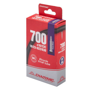 Велокамера 28' Chao Yang 700x18/23C вентиль Presta 80мм/650073