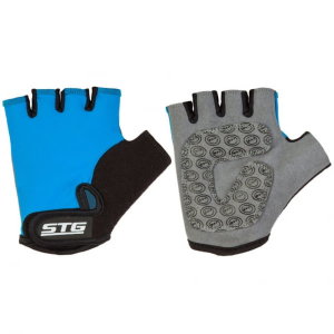 Велоперчатки kids STG 819  Синие Х87905