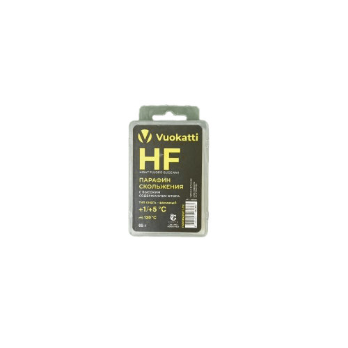 Парафин VUOKATTI HF +1°С/+5°С Тип снега Влажный 65г (6)