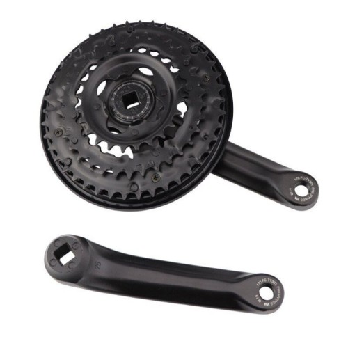 Шатуны Shimano Tourney FC-TY301 24/34/42Т 170 мм чёрные/580231
