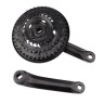 Шатуны Shimano Tourney FC-TY301 24/34/42Т 170 мм чёрные/580231